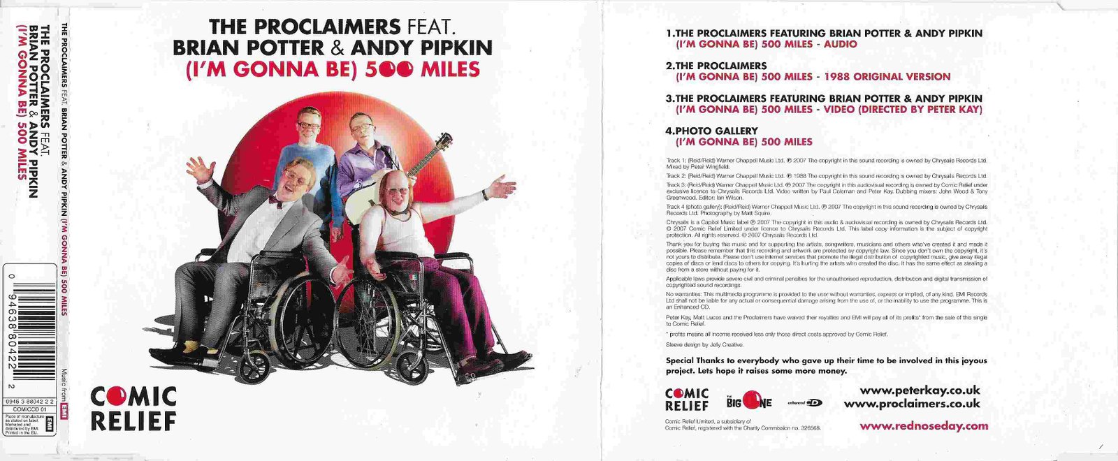 Middle of cover of COMICCD 01